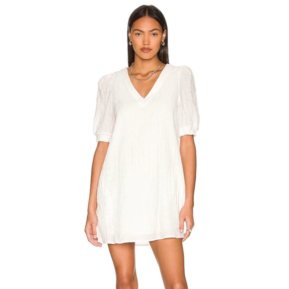 Steve Madden Dresses & Skirts - NEW Steve Madden Fields of Gold Mini Dress in White - Small S